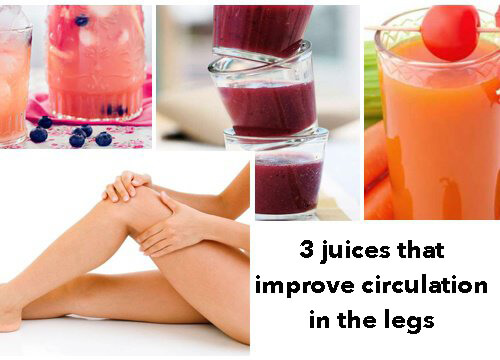 3 juicer, der øger blodcirkulationen i benene