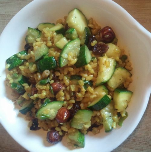 Ris med squash