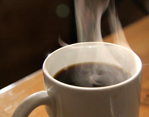 Dampende kaffe
