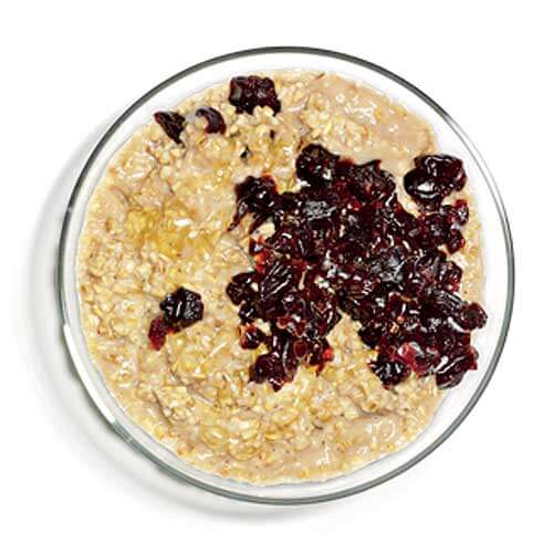 Muesli med kirsebaer