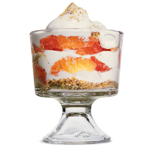 Yoghurt og grapefrugt