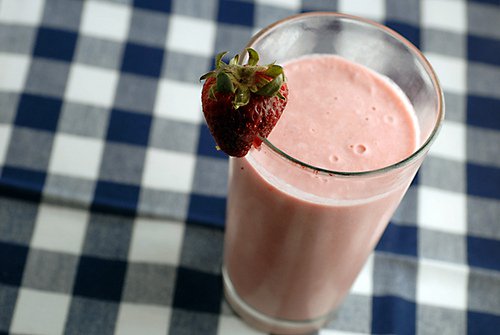 Jordbaersmoothie