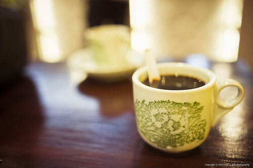 En kop kaffe