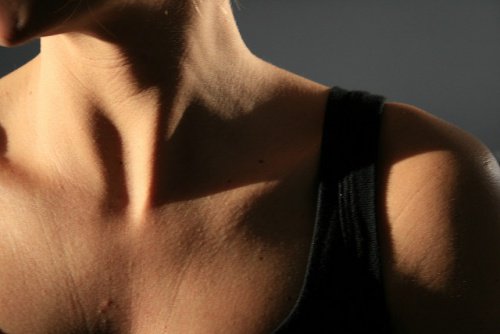 Persons hals og skulder