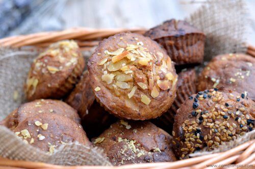Boghvedemuffins