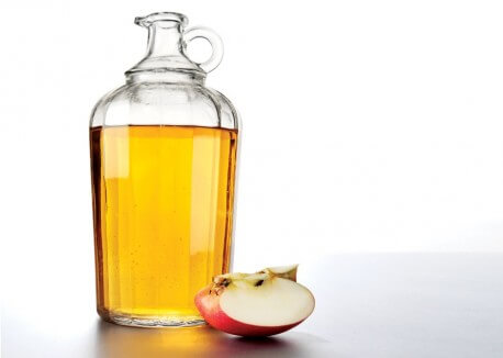 Flaske med æblecidereddike