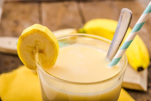 Banan-smoothies er gode, når du gerne vil tabe dig