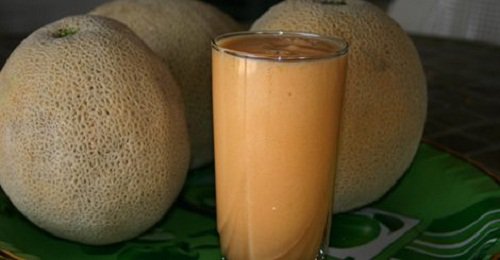 Melonjuice og meloner