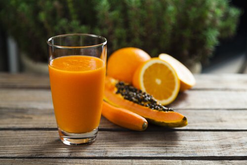 Papaya smoothie