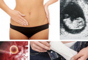 I af pletblødning graviditet starten 9 tegn