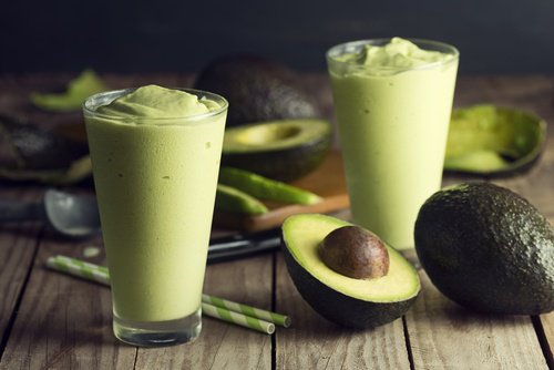 Avocado og avocado smoothie