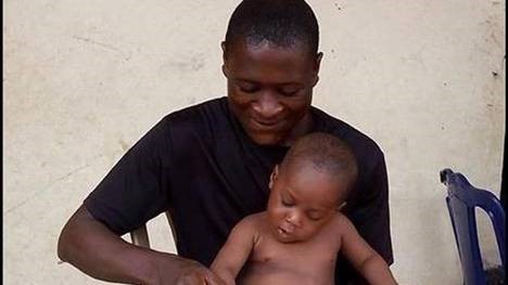 Afrikansk barn og mand - Hopes historie