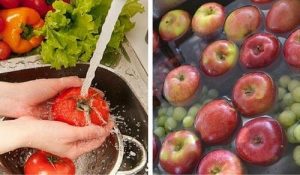 Sådan vasker du pesticider af dine frugter og grøntsager