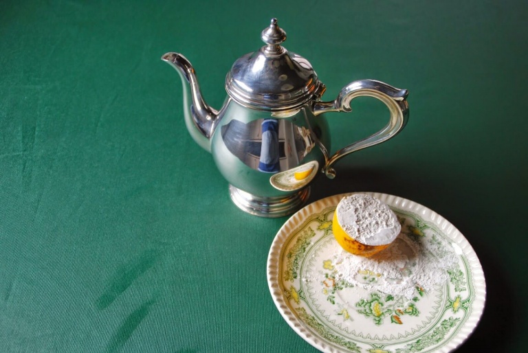 Citron og te kande - rense soelvtoej