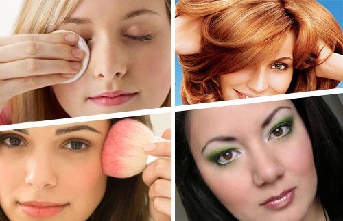 Kvinder der paafoerer makeup