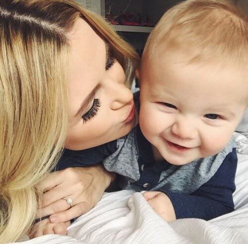 Mor og soen - have et barn