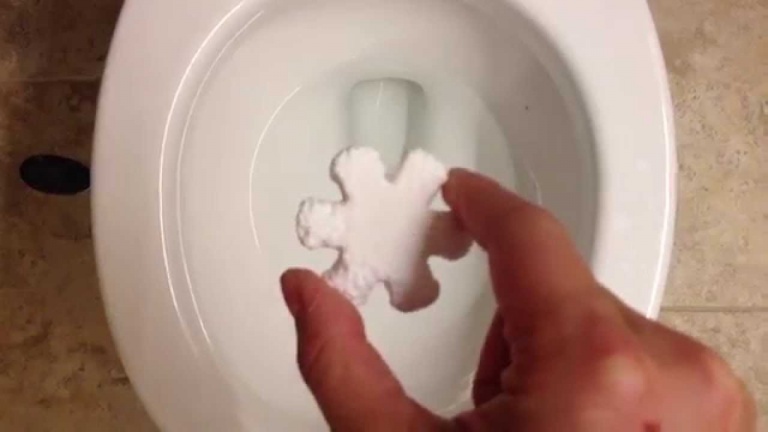 Tablet til toilettet
