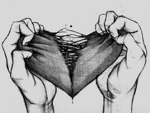 To haender der river et hjerte itu