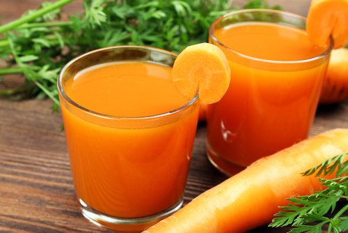 Gulerodsjuice er godt for din hud