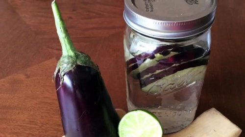 Vand og aubergine