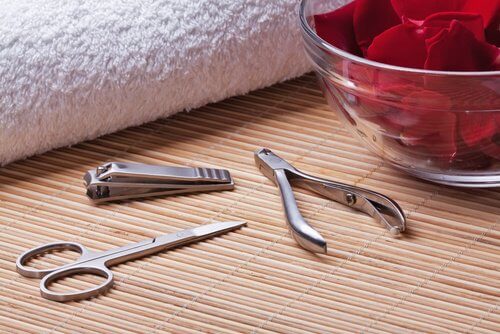 Vaerktoej til mani pedi - usunde genstande