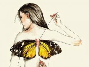 Vi er alle født med vinger, men nogle gange tager livet dem fra os