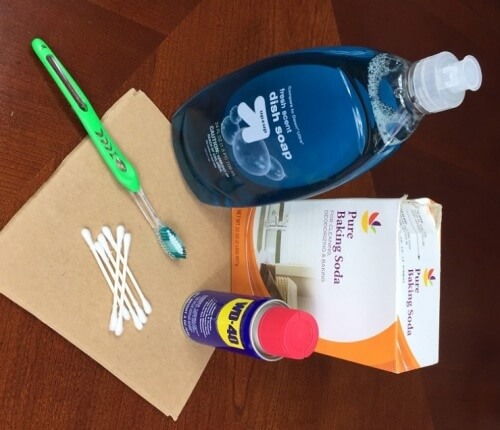 WD40 vaskemiddel tandboerste vatpinde