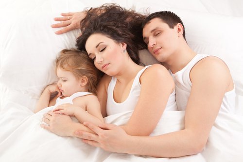 Familie der sover