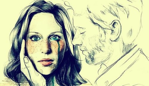 Kvinde og mand der elsker hinanden