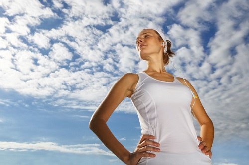 Kvinde der er udenfor