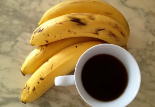 Bananer og kaffe