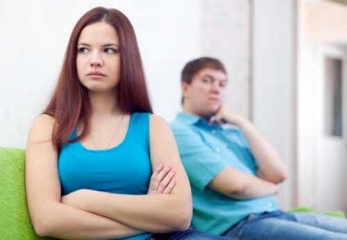Par er uvenner paa grund af verbalt misbrug