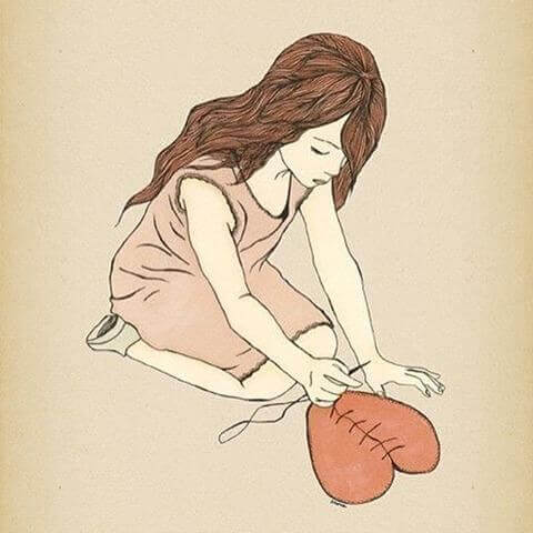 Sårede mennesker har det svært.