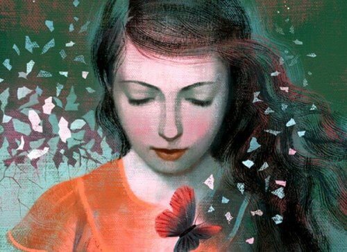 Billede af en ung kvinde