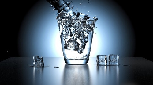 Vand i glas