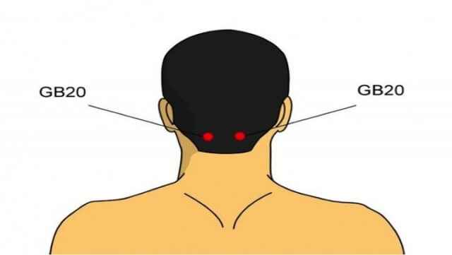 Mand med nakkepunkter