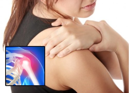Kvinder har smerter i skulderen