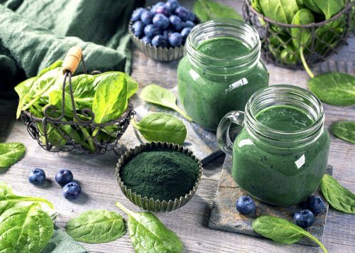 Forskellige måder spirulina kan indtages på.