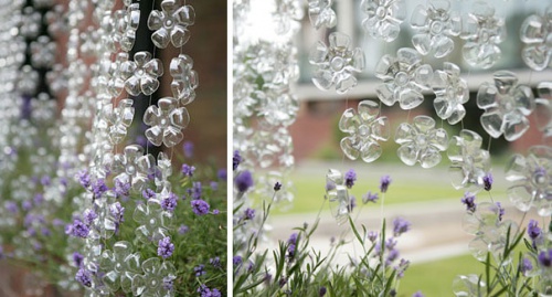 Lav gardin ud af flasker