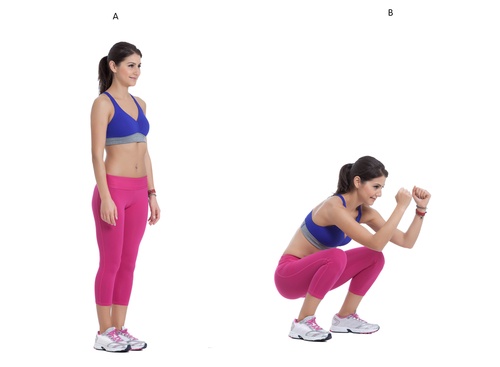 Rebound squats