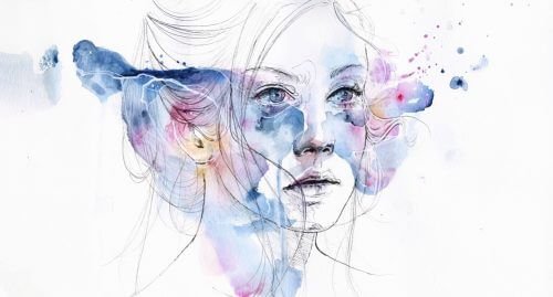 Kvinde oplever symptomer paa depression