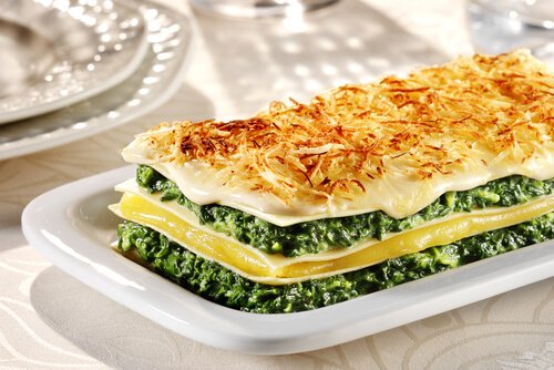 Spinatlasagne