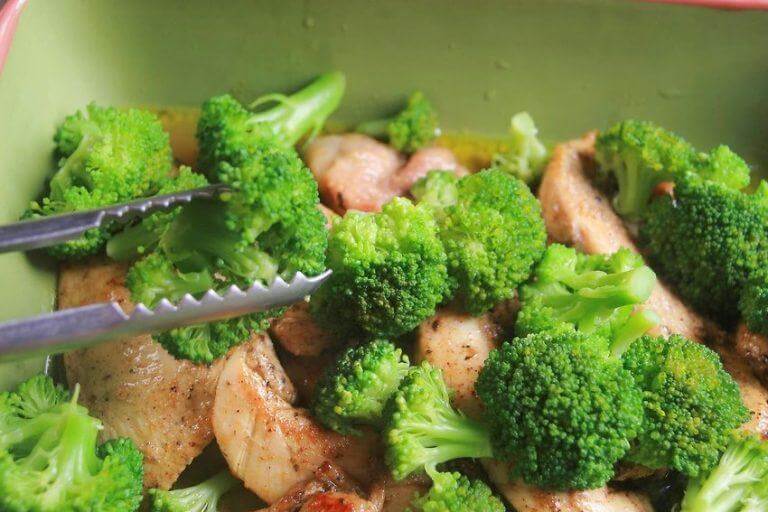 Broccoli med kylling