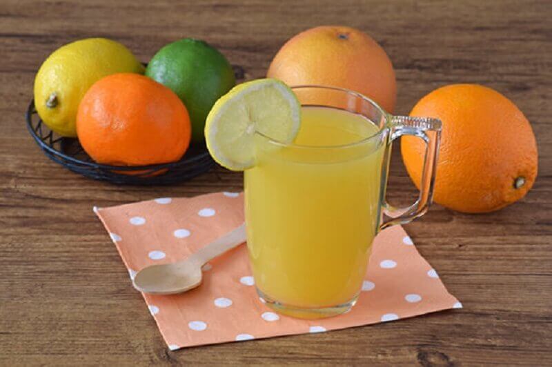 Citrusfrugter - fladere mave
