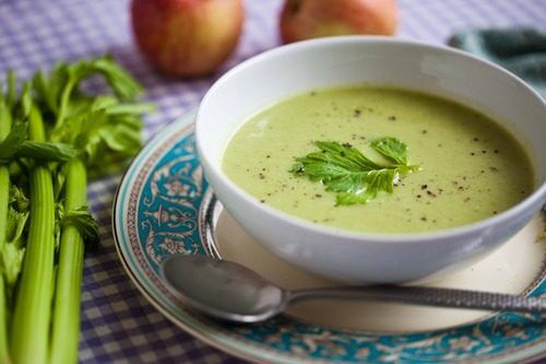 Laekker groen suppe