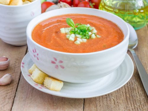 Gazpacho suppe