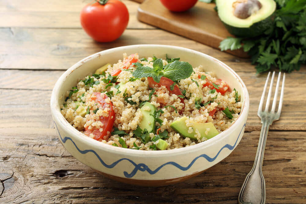Salat med quinoa