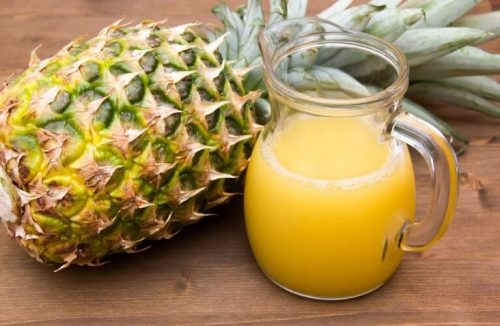 Ananas og ananas juice