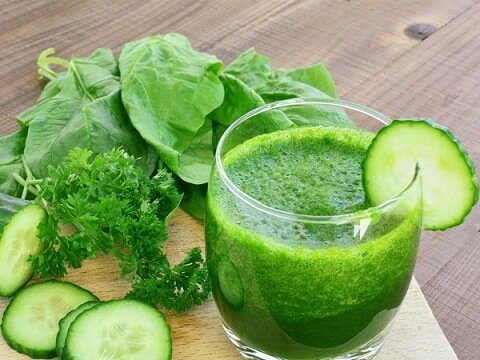 Grønne smoothies med agurk