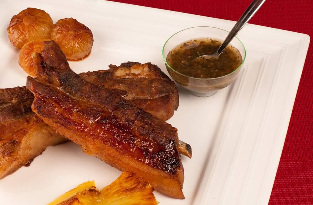 Spareribs med ananas